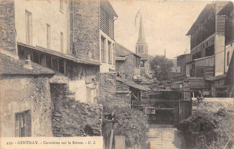 Carte postale ancienne Gentilly Corroiries Sur La Bievre à Gentilly