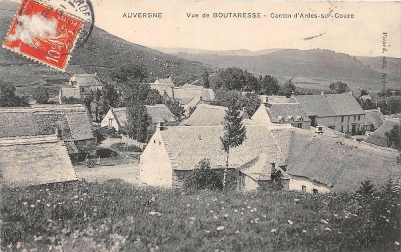 Carte postale ancienne Vue De Boutaresse Canton D'Ardes Sur Couze à Ardes