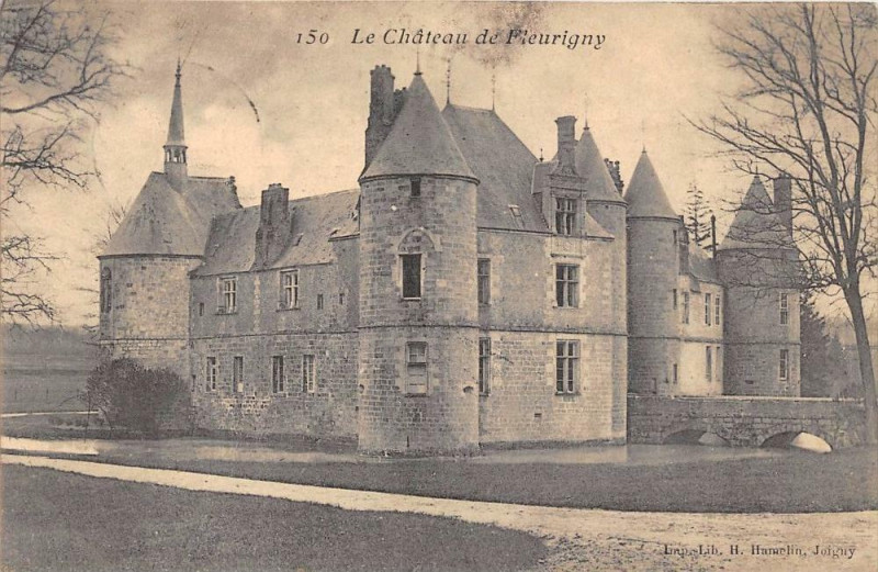 Carte postale ancienne Le Chateau De Fleurigny
