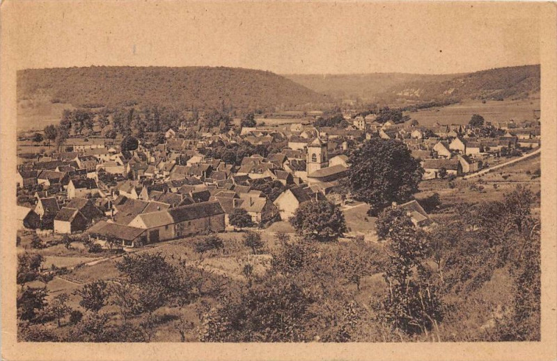 Carte postale ancienne Dornecy Vue Generale à Dornecy
