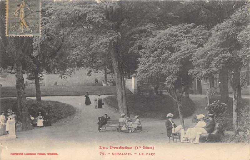 Carte postale ancienne Sirandan Le Parc