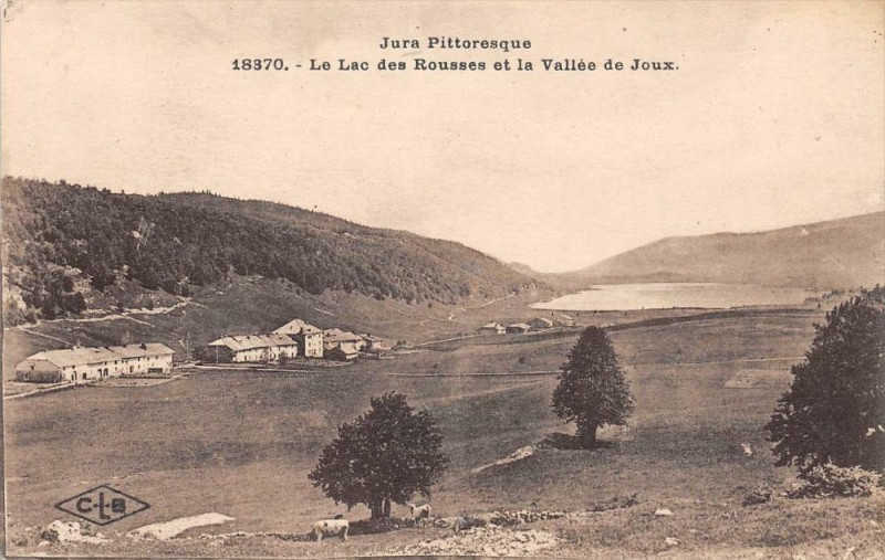 Carte postale ancienne Le Lac Des Rousses Et Valle De Joux