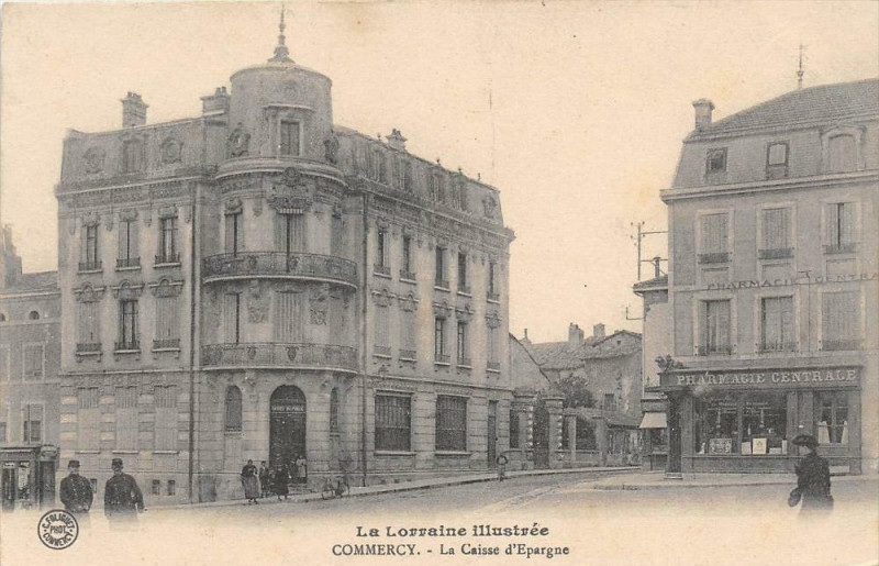 Carte postale ancienne Commercy La Caisse D'Epargne à Commercy