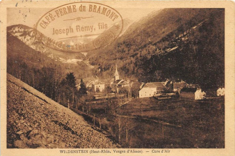 Carte postale ancienne Wildensten Cure D'Air