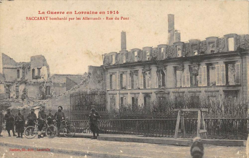 Carte postale ancienne Baccarat à Baccarat