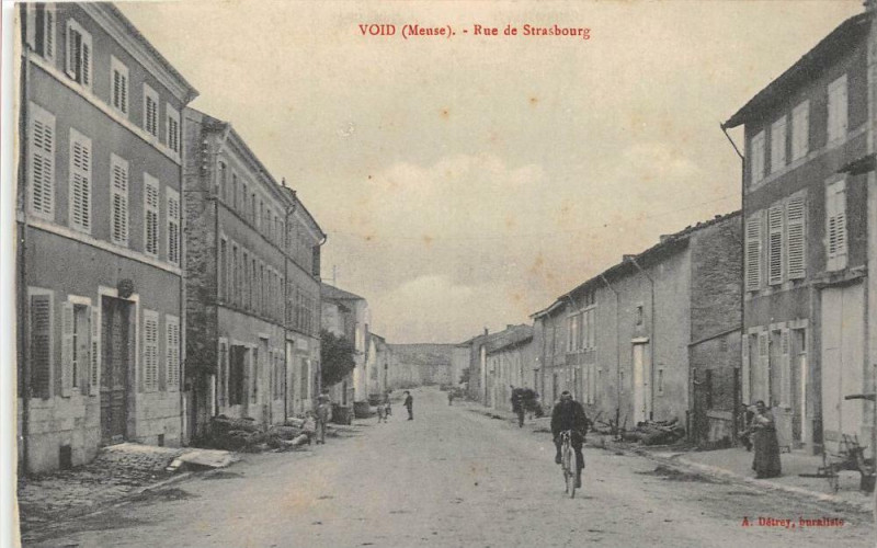 Carte postale ancienne Void Rue De Strasbourg