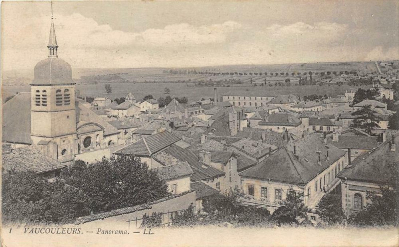 Carte postale ancienne Vaucouleurs Panorama à Vaucouleurs