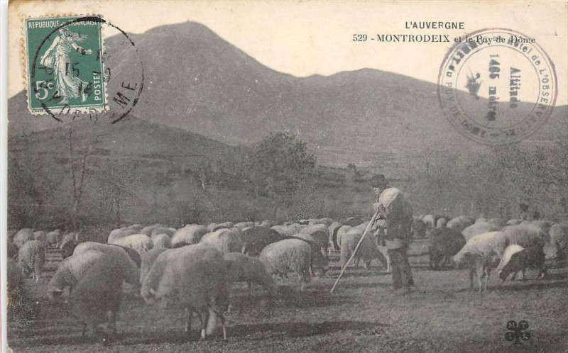 Carte postale ancienne Montrodeix