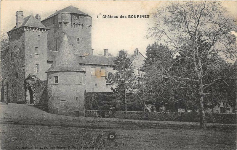 Carte postale ancienne Chateau Des Bourines