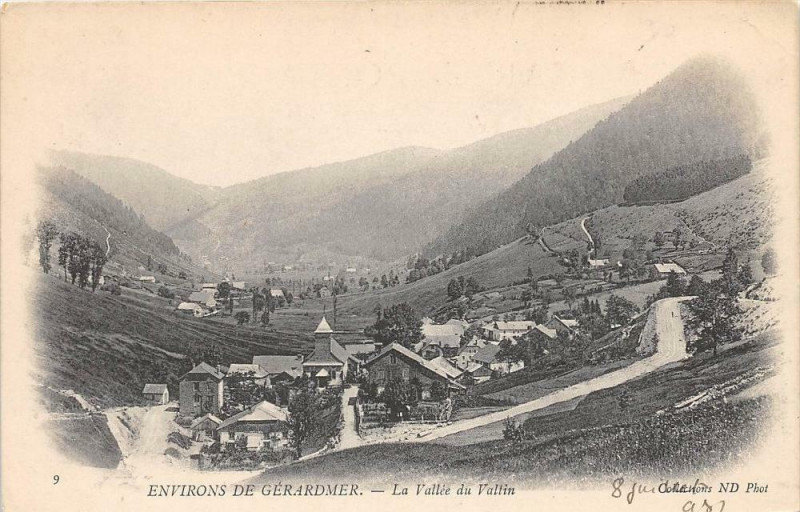 Carte postale ancienne Environs De Gerardmer Vallee Du Valtin (dos non divisé) à Gérardmer