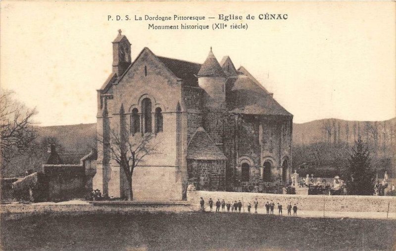 Carte postale ancienne Eglise De Cenac