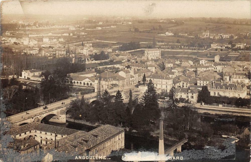 Carte postale ancienne Angouleme Saint-Cybard à Angoulême
