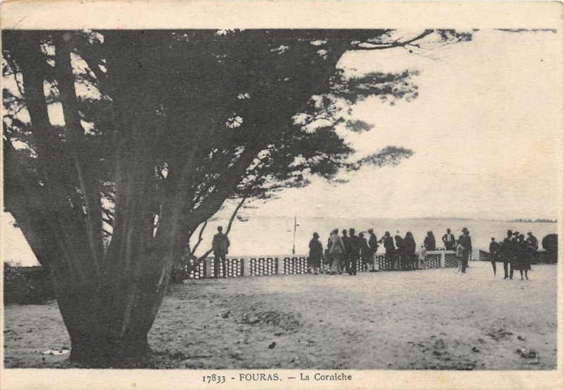 Carte postale ancienne Fouras La Corniche à Fouras