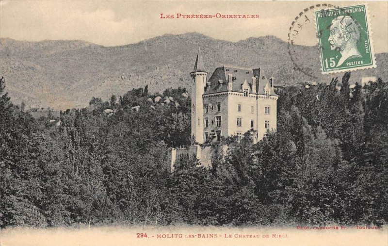 Carte postale ancienne Molitg Le Chateau De Riell