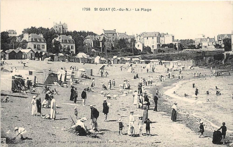Carte postale ancienne Saint Quay La Plage