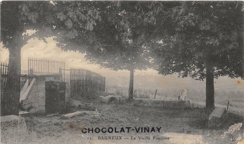Carte postale ancienne Bagneux La Vieille Fontaine à Bagneux