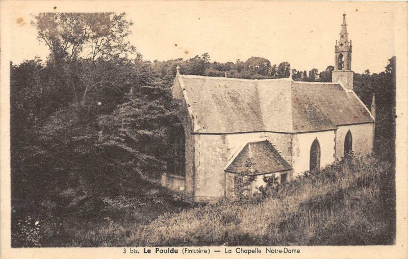 Carte postale ancienne 30 Le Pouldu La Chapelle Notre Dame