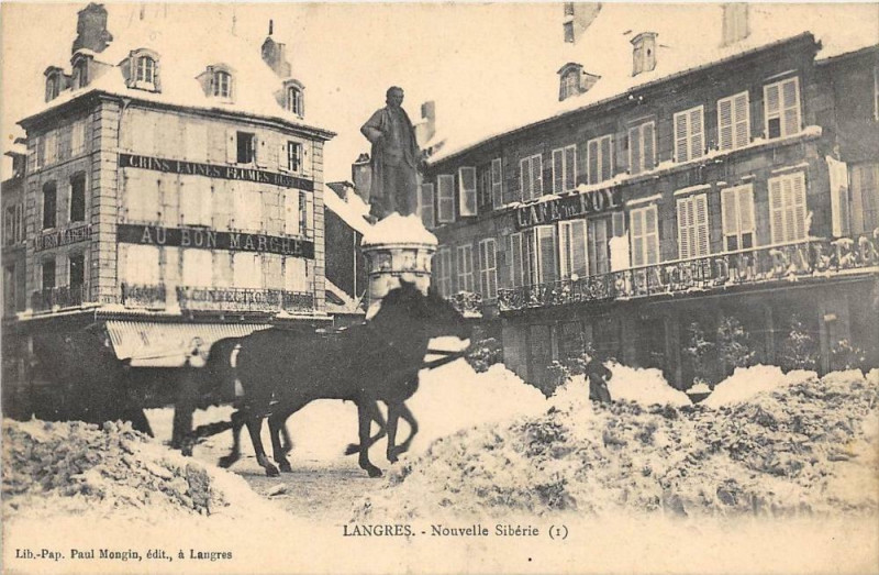 Carte postale ancienne Langres Nouvelle Siberie à Langres
