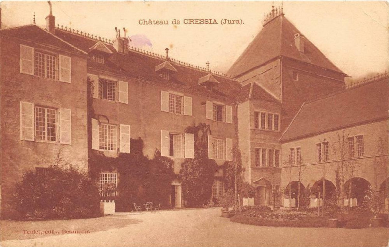 Carte postale ancienne Chateau De Cressia à Cressia