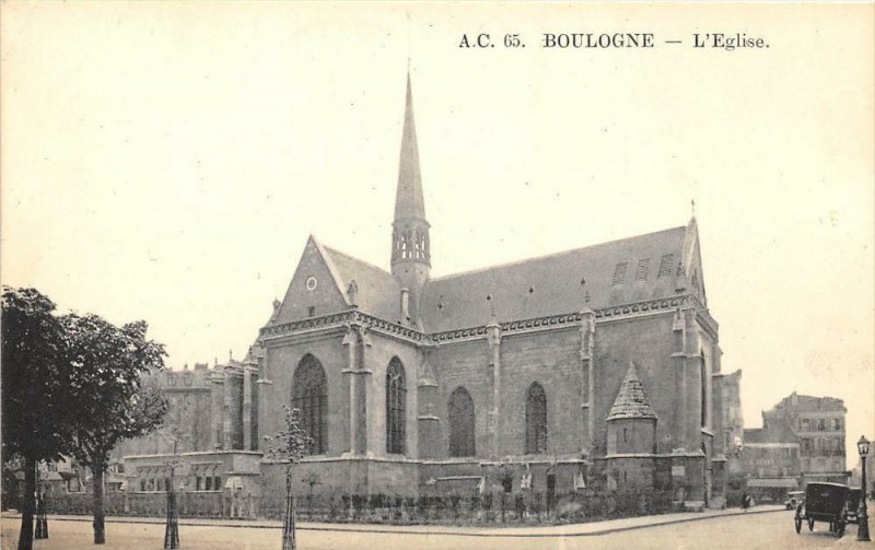 Carte postale ancienne Boulogne L'Eglise