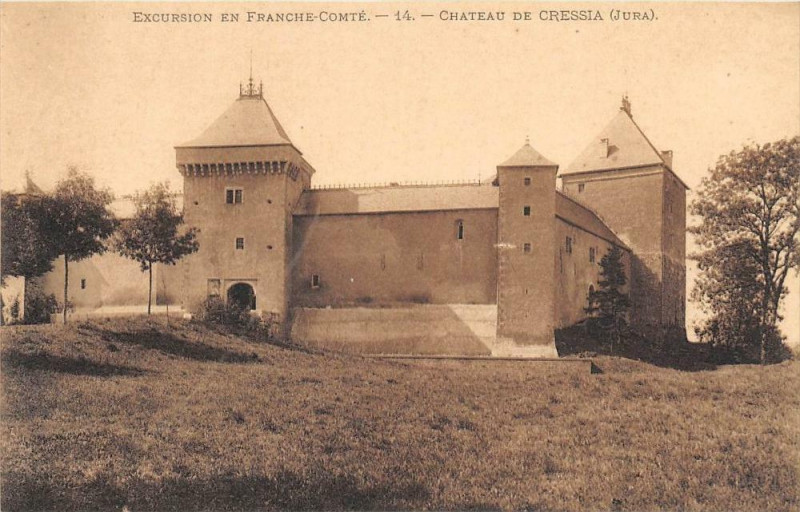 Carte postale ancienne Chateau De Cressia à Cressia