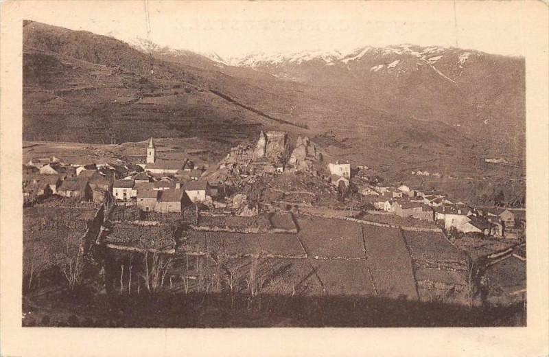 Carte postale ancienne Querigut Vue Generale à Quérigut