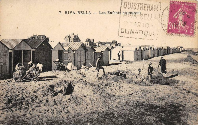 Carte postale ancienne Riva Bella Les Enfants S'Amusent