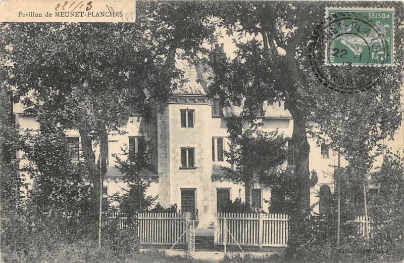 Carte postale ancienne Pavillon De Meunet Planches à Meunet-Planches