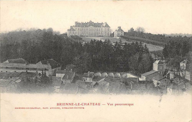 Carte postale ancienne Brienne Le Chateau Vue Panoramique