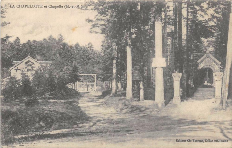Carte postale ancienne La Chapelotte Et Chapelle