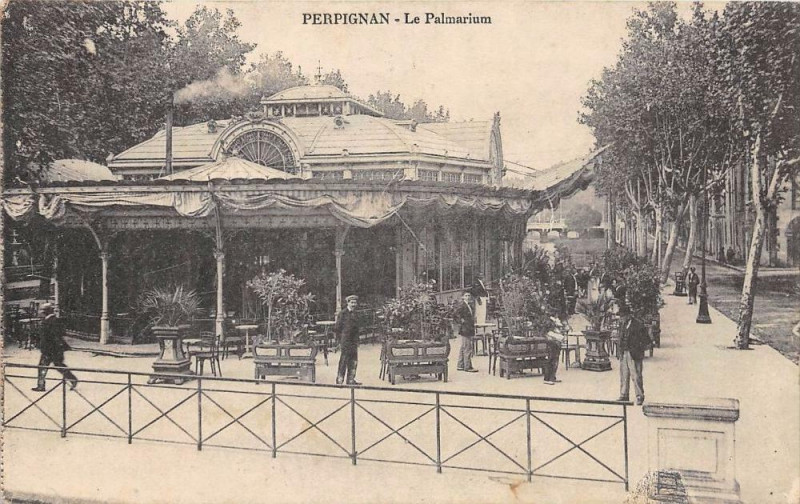 Carte postale ancienne Perpignan Le Palmarium à Perpignan