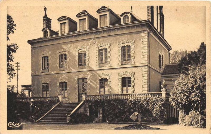 Carte postale ancienne Les Launes L'Hotel De Ville