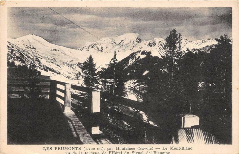 Carte postale ancienne Les Peumonts Par Hauteluce à Hauteluce