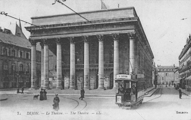 Carte postale ancienne Dijon Le Theatre à Dijon