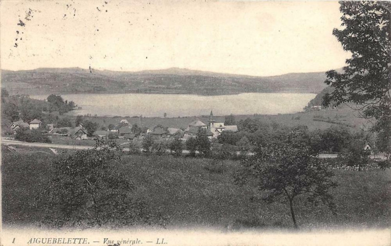 Carte postale ancienne Aiguebelette Vue Generale