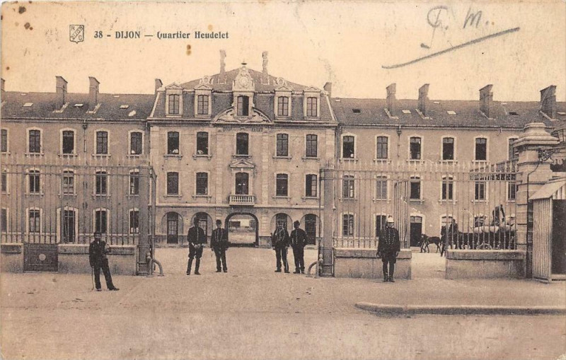 Carte postale ancienne Dijon Quartier Heudelet à Dijon