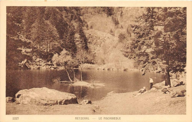 Carte postale ancienne Metzeral Le Fischboedle
