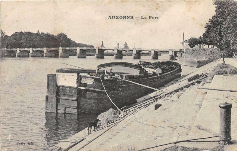 Carte postale ancienne Auxonne Le Port à Auxonne