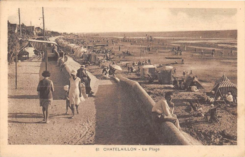 Carte postale ancienne Chatelaillon La Plage