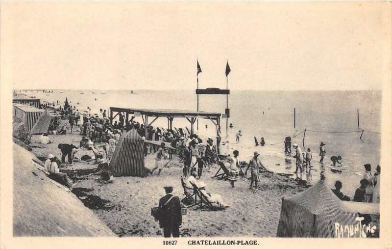 Carte postale ancienne Chatelaillon Plage à Châtelaillon-Plage