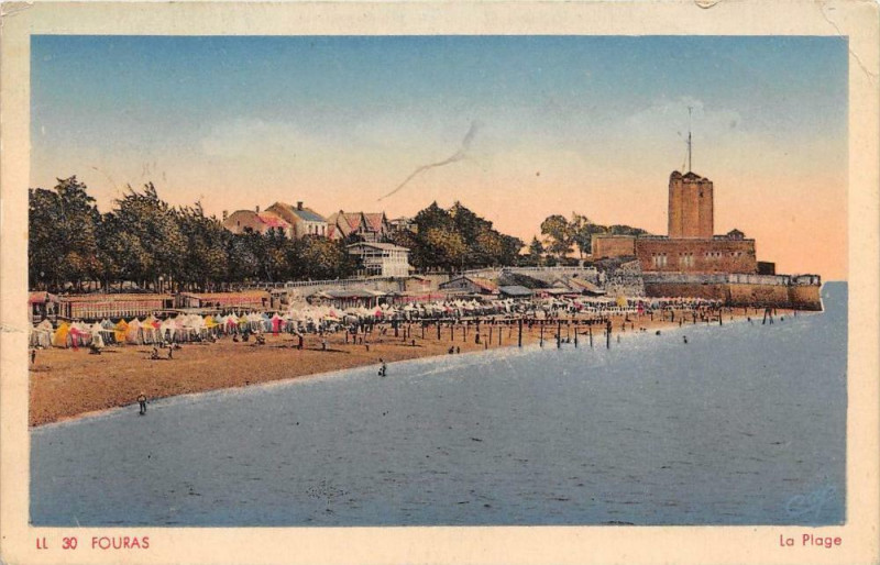 Carte postale ancienne Fouras La Plage à Fouras