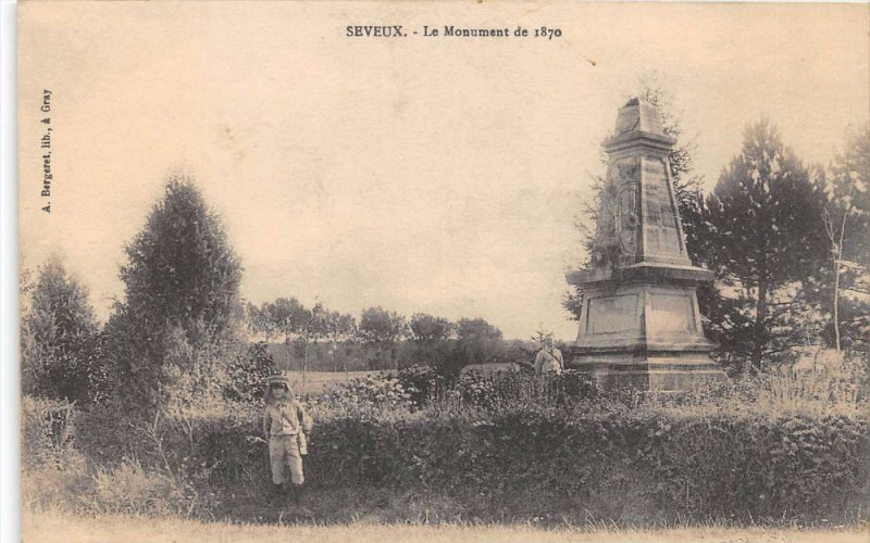 Carte postale ancienne Seveux Le Monument