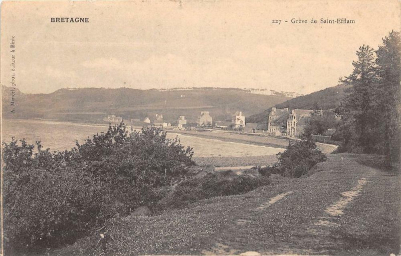 Carte postale ancienne Greve De Saint Efflam