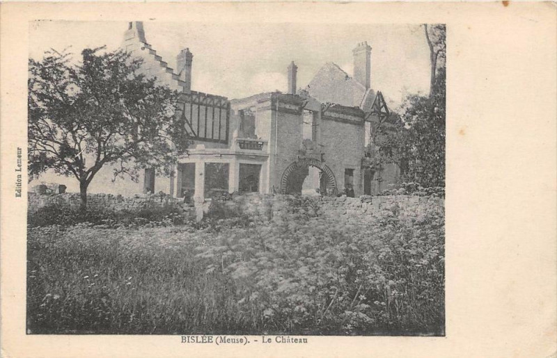 Carte postale ancienne Bislee Le Chateau à Bislée