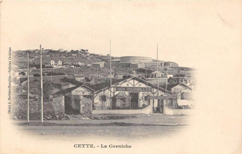 Carte postale ancienne Cette La Corniche