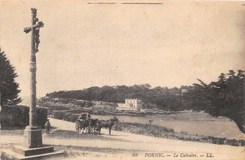 Carte postale ancienne Pornic Le Calvaire à Pornic