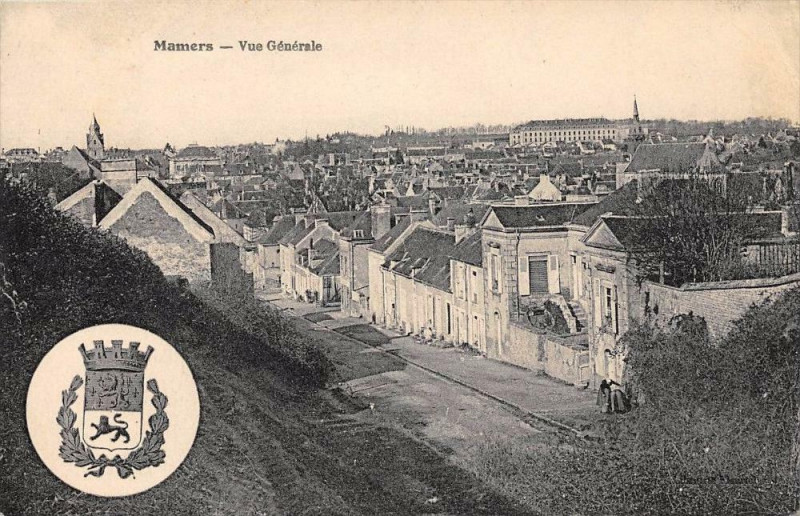 Carte postale ancienne Mamers Vue Generale à Mamers
