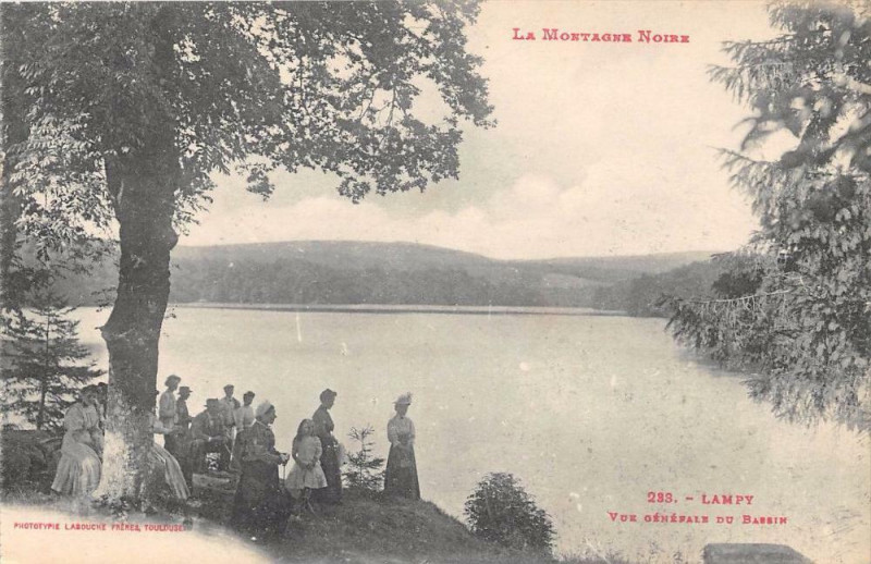 Carte postale ancienne Lampy Vue Generale Du Bassin
