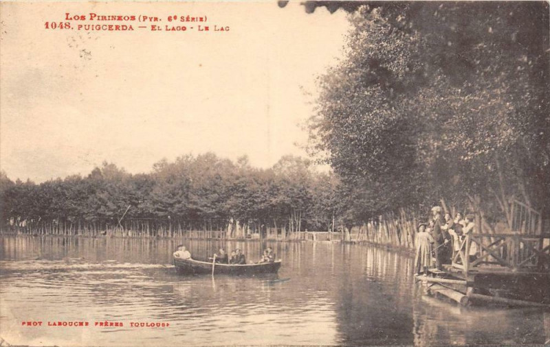 Carte postale ancienne Puigcerda Le Lac