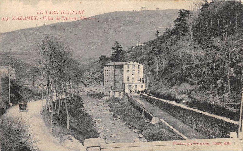 Carte postale ancienne Mazamet Vallee De L'Arnette Sluomroc à Mazamet